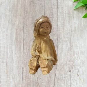 DAVE Grossman Signed Clay Art Figurine Sculpture Vintage 1970’s.